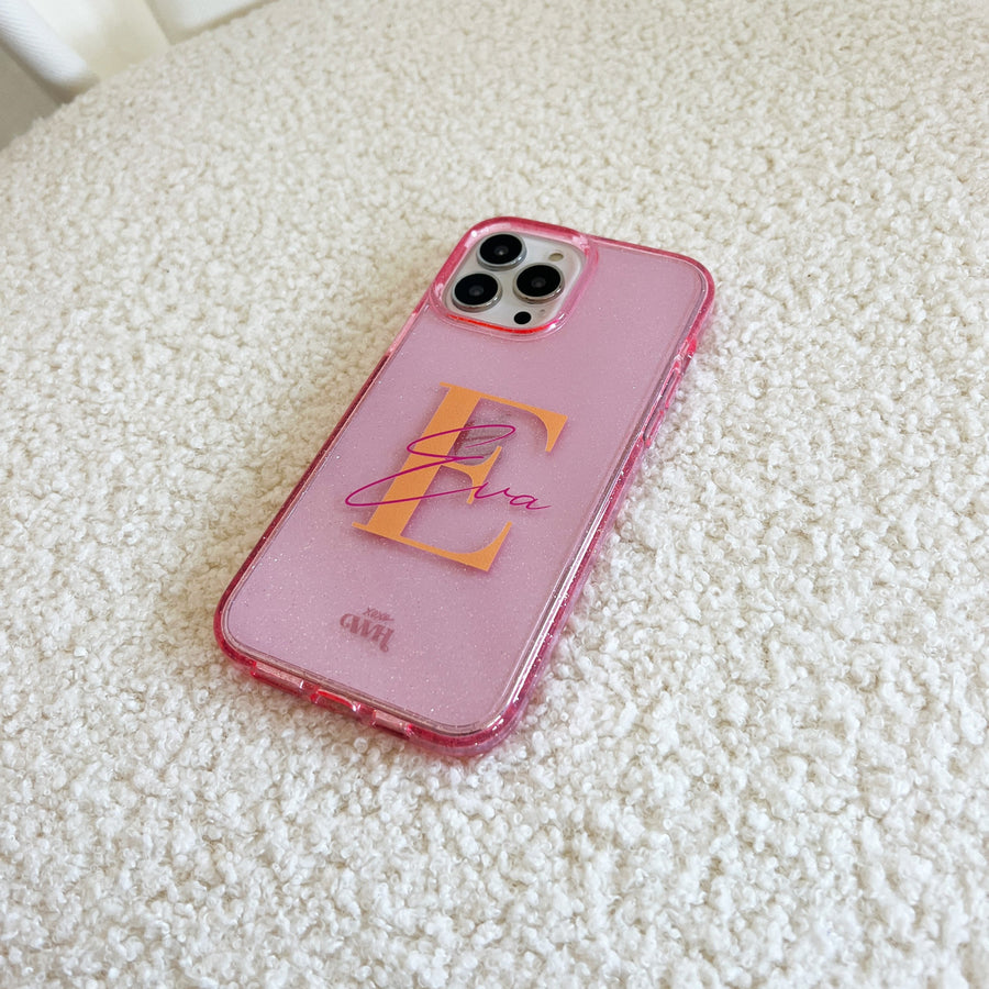 Sparkle Away Pink personalized - iPhone X/XS