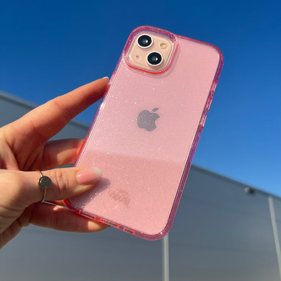 Sparkle Away Pink personalized - iPhone X/XS