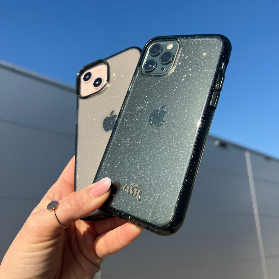 Sparkle Away Black personalized - iPhone X/Xs