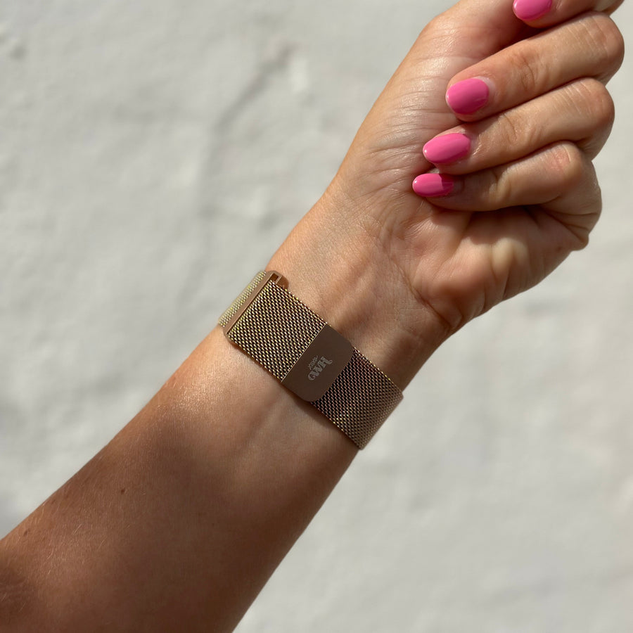 Polar Ignite 2 Milanese armband rosé gold