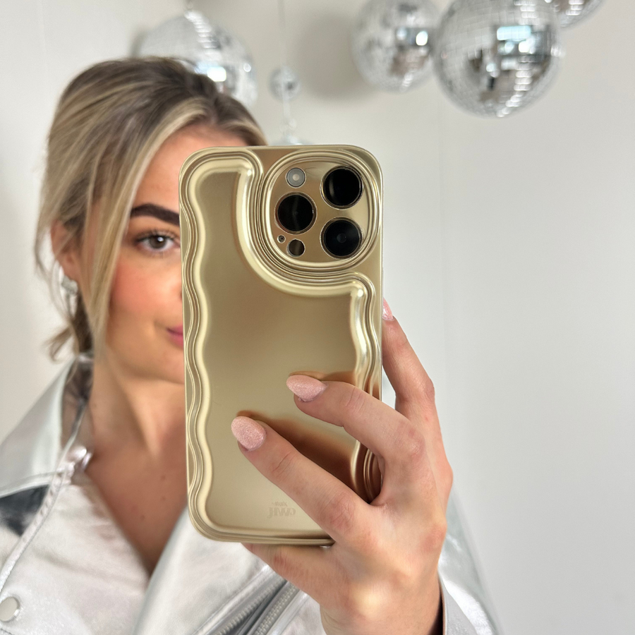 Wavy case Gold - iPhone 12 Pro