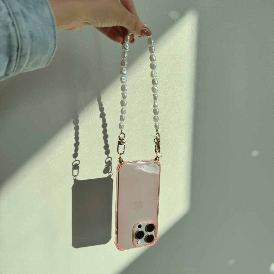 iPhone 11 - Pearlfection Cord Case Pink - Short Cord