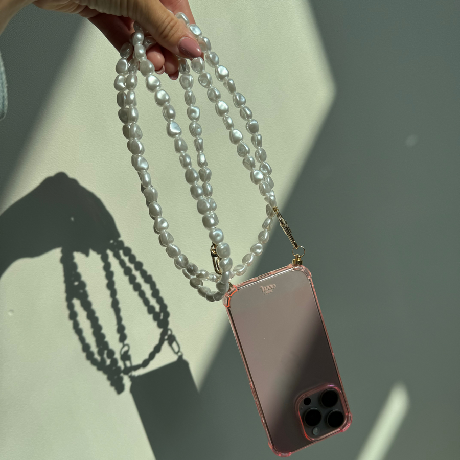 iPhone 11 - Pearlfection Cord Case Pink - Long Cord