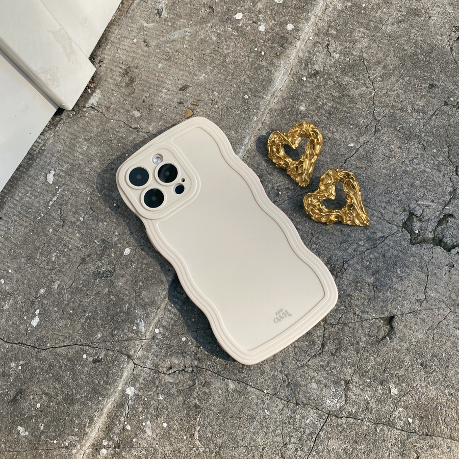 Wavy case Beige - iPhone 12