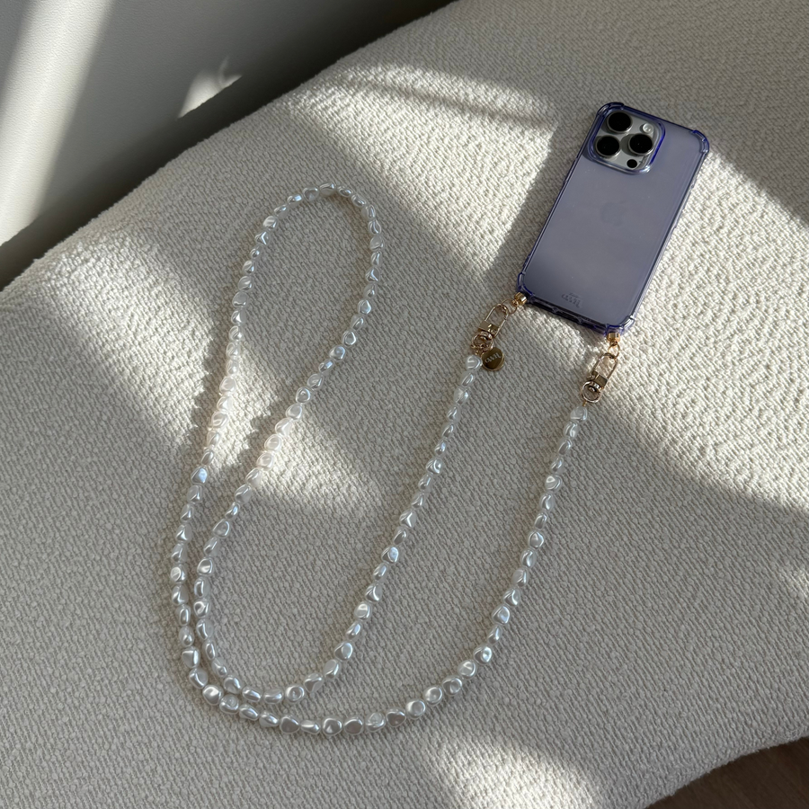 iPhone 14 - Pearlfection Cord Case Purple - Long Cord