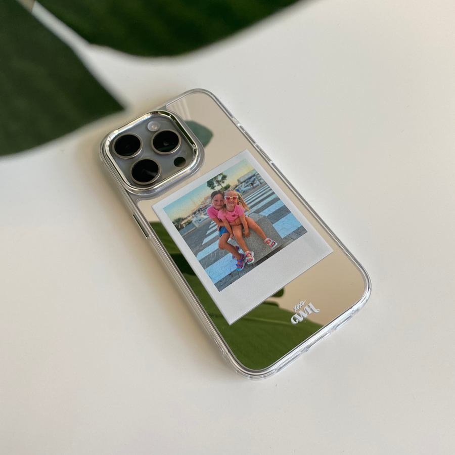 iPhone XS Max - Personalised Polaroids Mirror Case