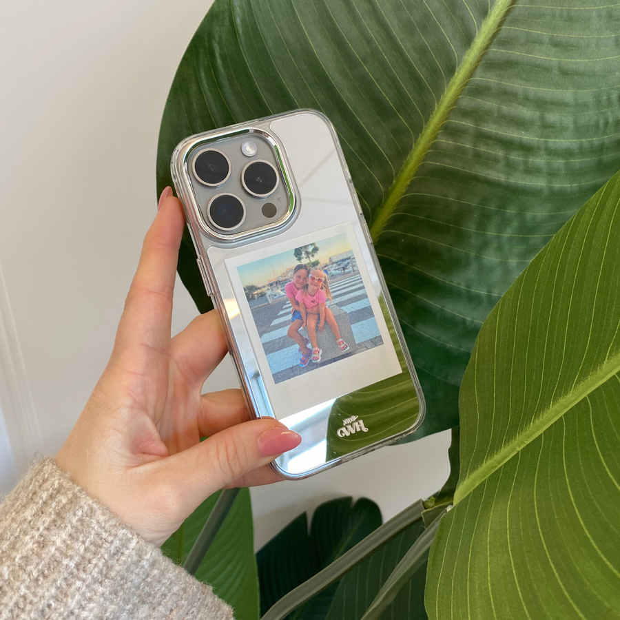 iPhone XS Max - Personalized Polaroids Mirror Case