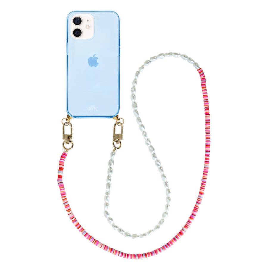 iPhone 11 - Island Girl Cord Case Blue - Long Cord