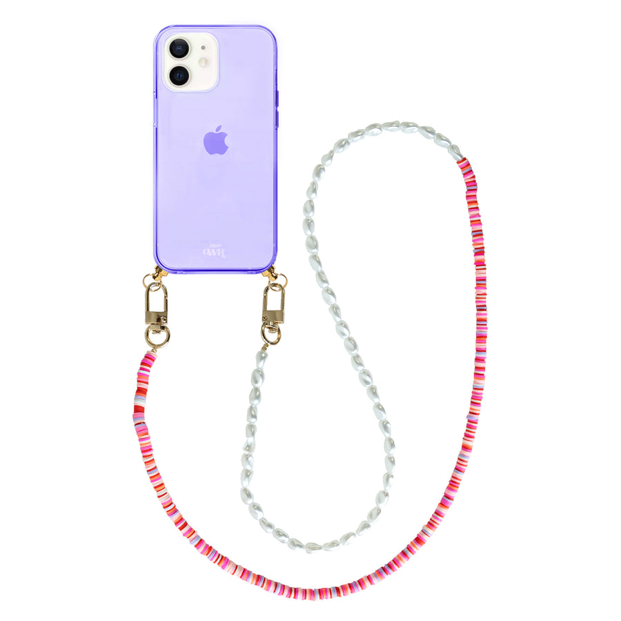 iPhone 11 - Island Girl Cord Case Purple - Long Cord