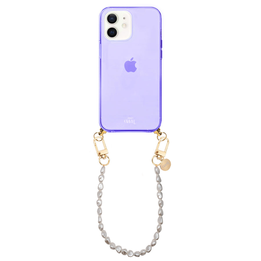 iPhone 11 - Pearlfection Cord Case Purple - Short Cord