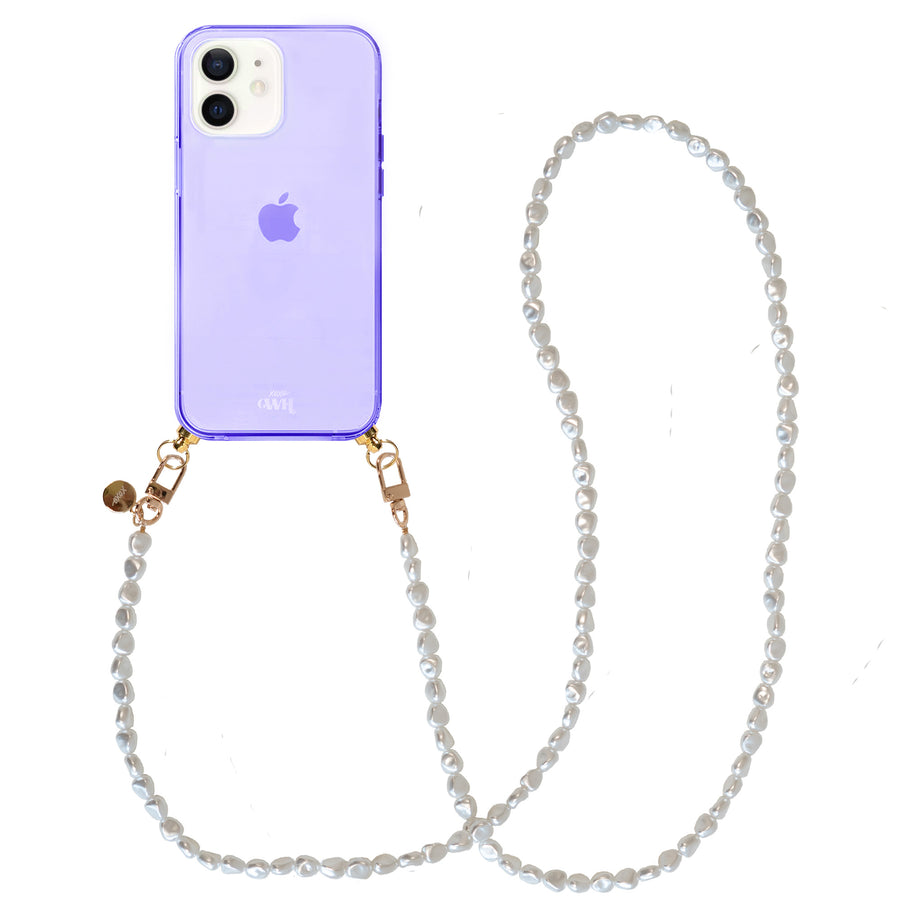 iPhone 11 - Pearlfection Cord Case Purple - Long Cord