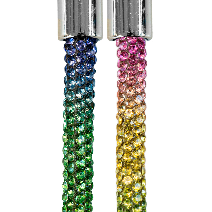 Rainbow Diamonds Transparant Cord Case