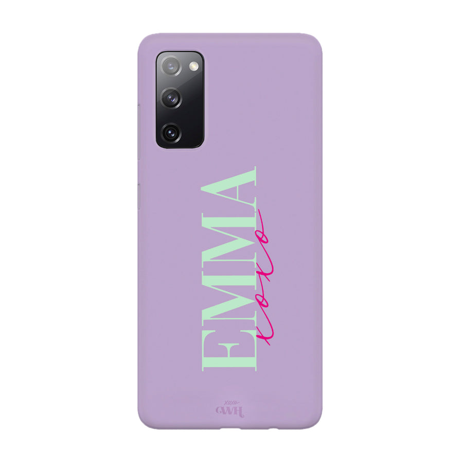 xoxo Wildhearts Samsung S20 Purple - Personalized Colour Case