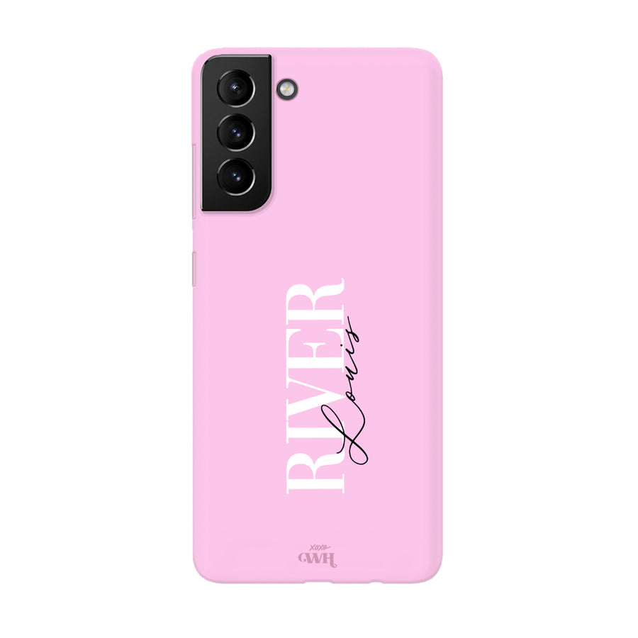 xoxo Wildhearts Samsung S21 Pink - Personalized Colour Case