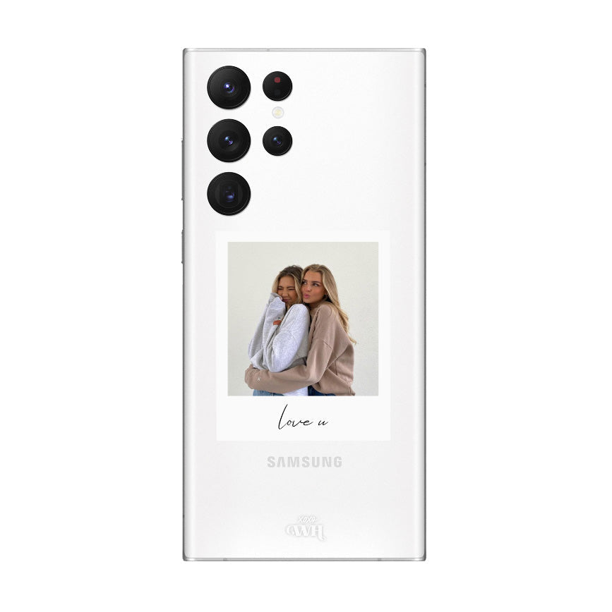 xoxo Wildhearts - Samsung Galaxy S23 Ultra - Personalized Polaroids Case