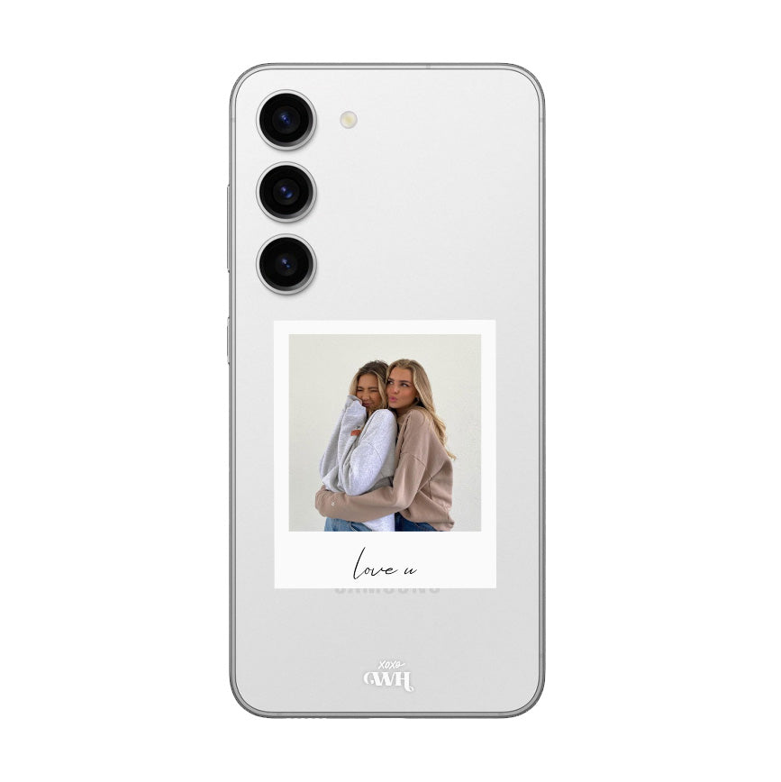 xoxo Wildhearts - Samsung Galaxy S23 Plus - Personalized Polaroids Case