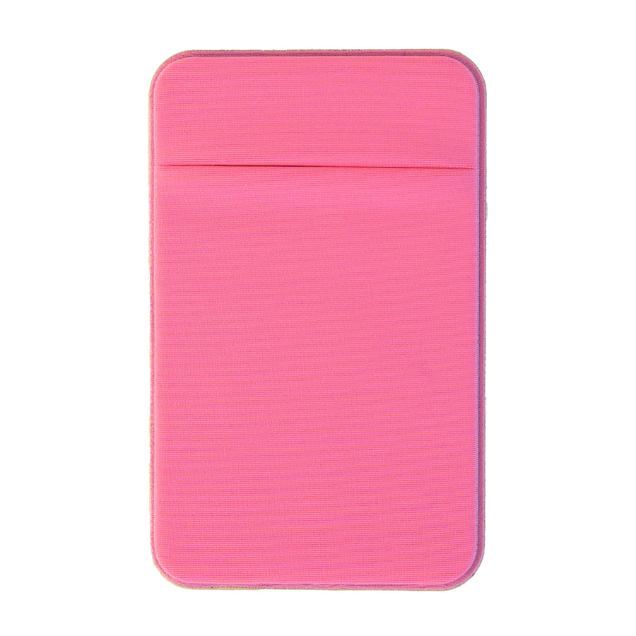 Elastic Lycra Sticker Wallet (Rose Red)