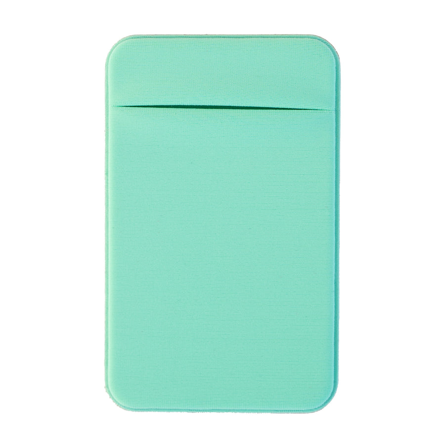 Elastic Lycra Sticker Wallet (Green)