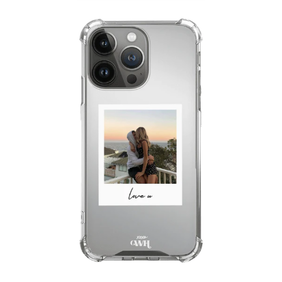 xoxo Wildhearts - iPhone 12 Pro Max - Personalized Polaroids Mirror Case