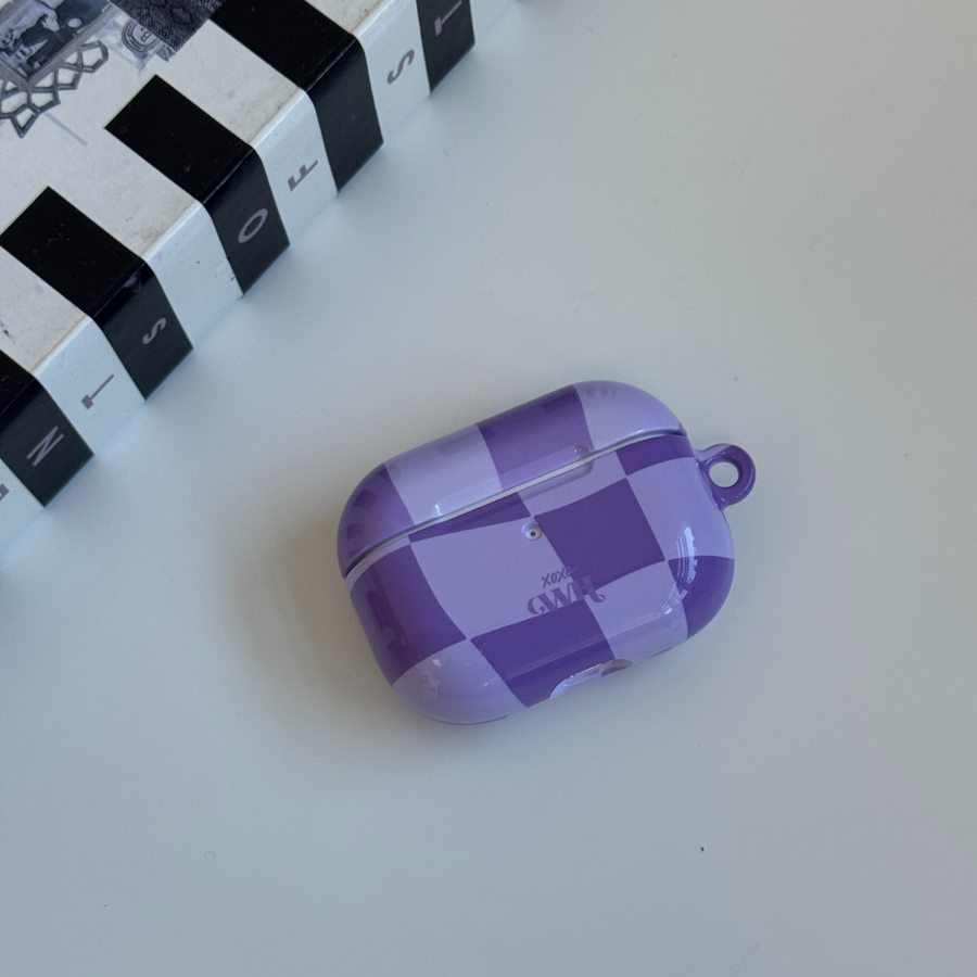 AirPods case - Violet Vibes - Glossy