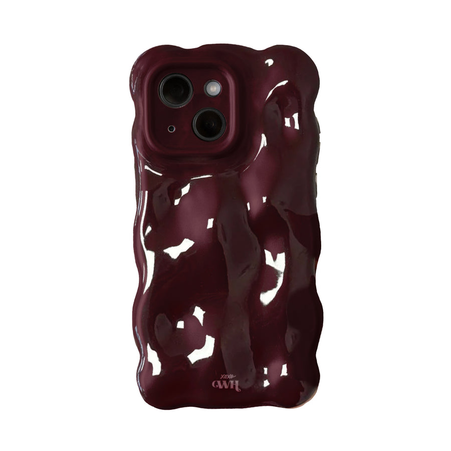 Bubbly case Burgundy - iPhone 13