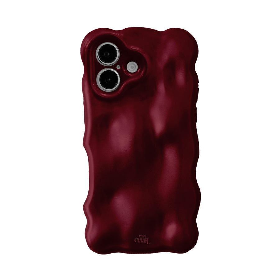 Bubbly case Burgundy - iPhone 16