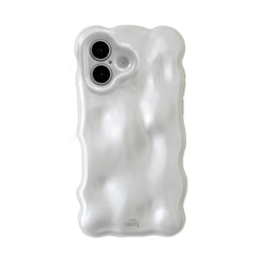 Bubbly case White - iPhone 16 Plus