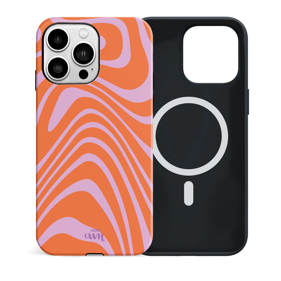 Boogie Wonderland Orange MagSafe - Double Layer - iPhone 15 Pro