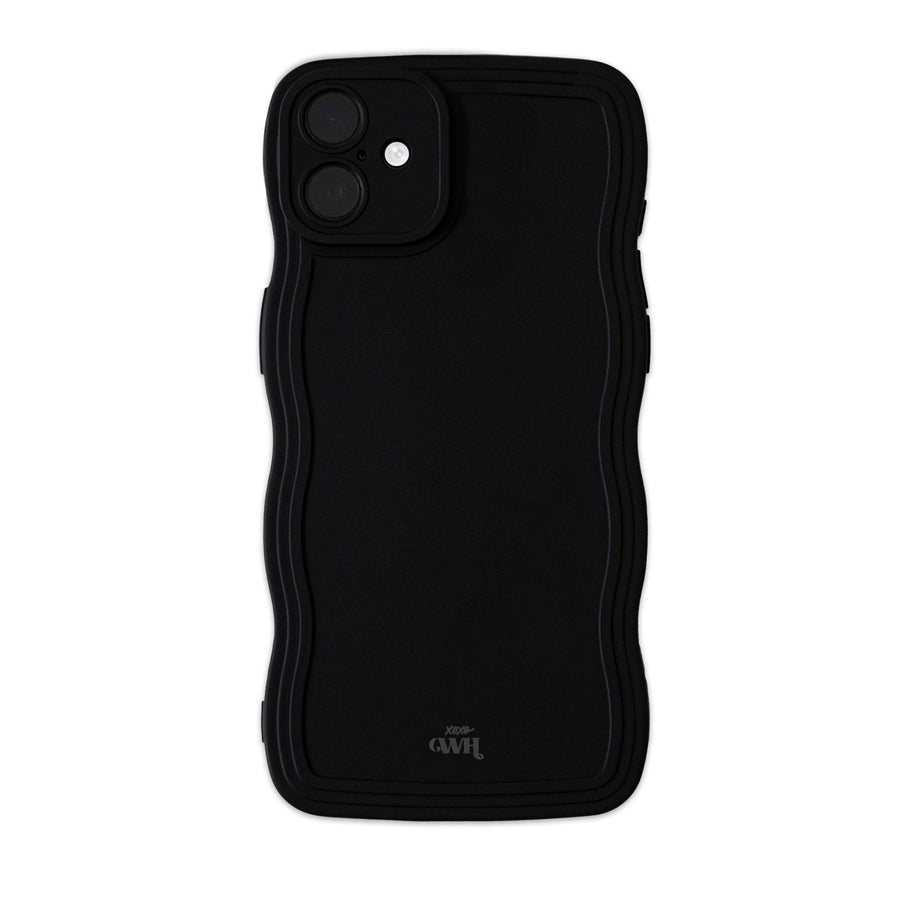 Wavy case Black - iPhone 16 Plus