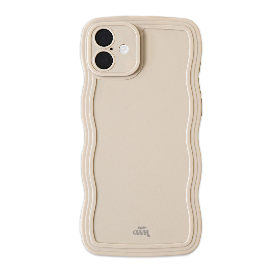 Wavy case Beige - iPhone 16