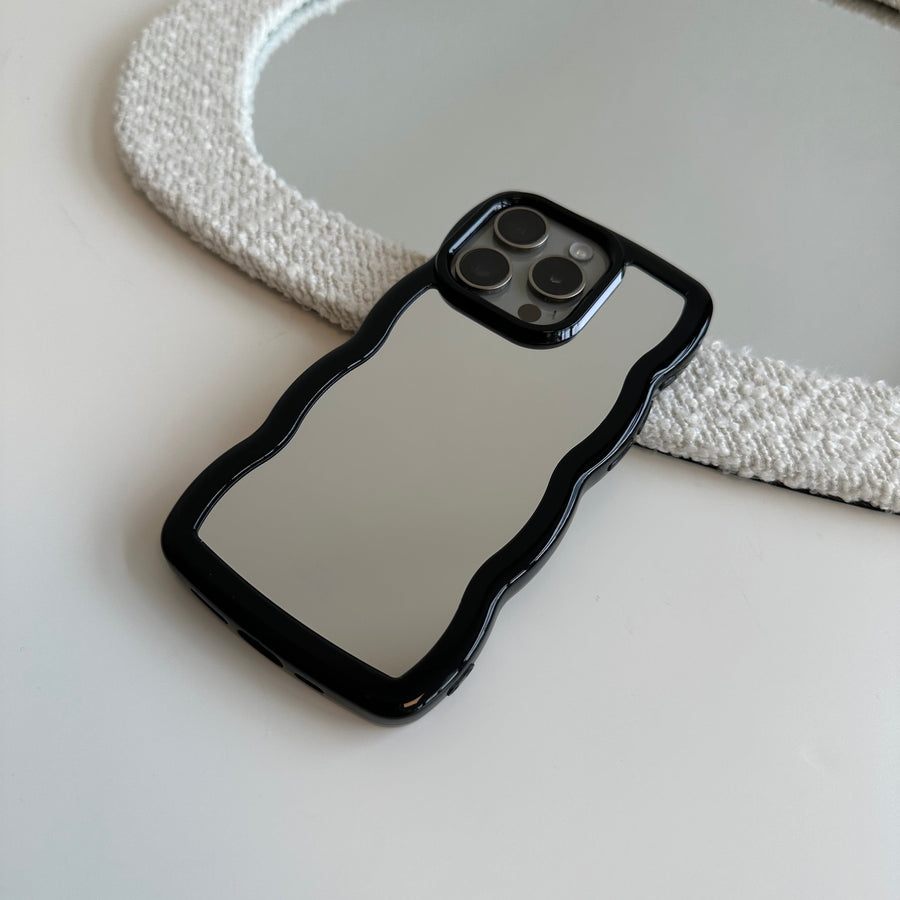 Wavy mirror case Black - iPhone 13 Pro Max