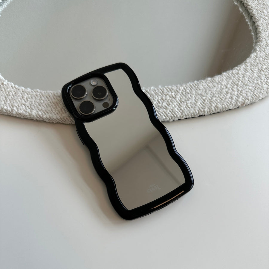 Wavy mirror case Black - iPhone 12 Pro