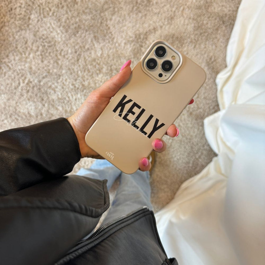 xoxo Wildhearts - iPhone 12 Pro Max Beige - Personalized Colour Case