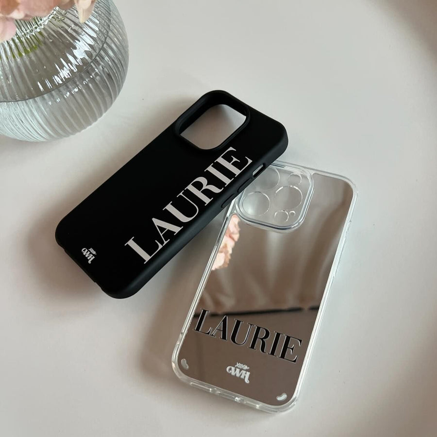 xoxo Wildhearts - iPhone 14 Black - Personalized Colour Case