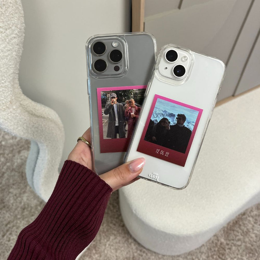 xoxo Wildhearts Personalized Polaroids Case