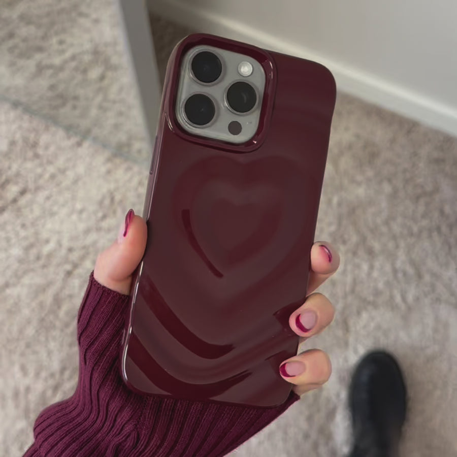 Biggest Love Burgundy - iPhone 15 Pro Max