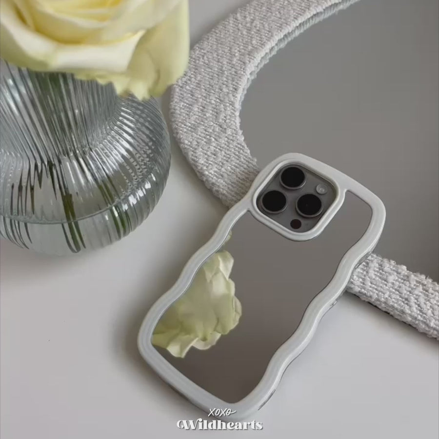 Wavy mirror case Creme - iPhone 12 Pro Max