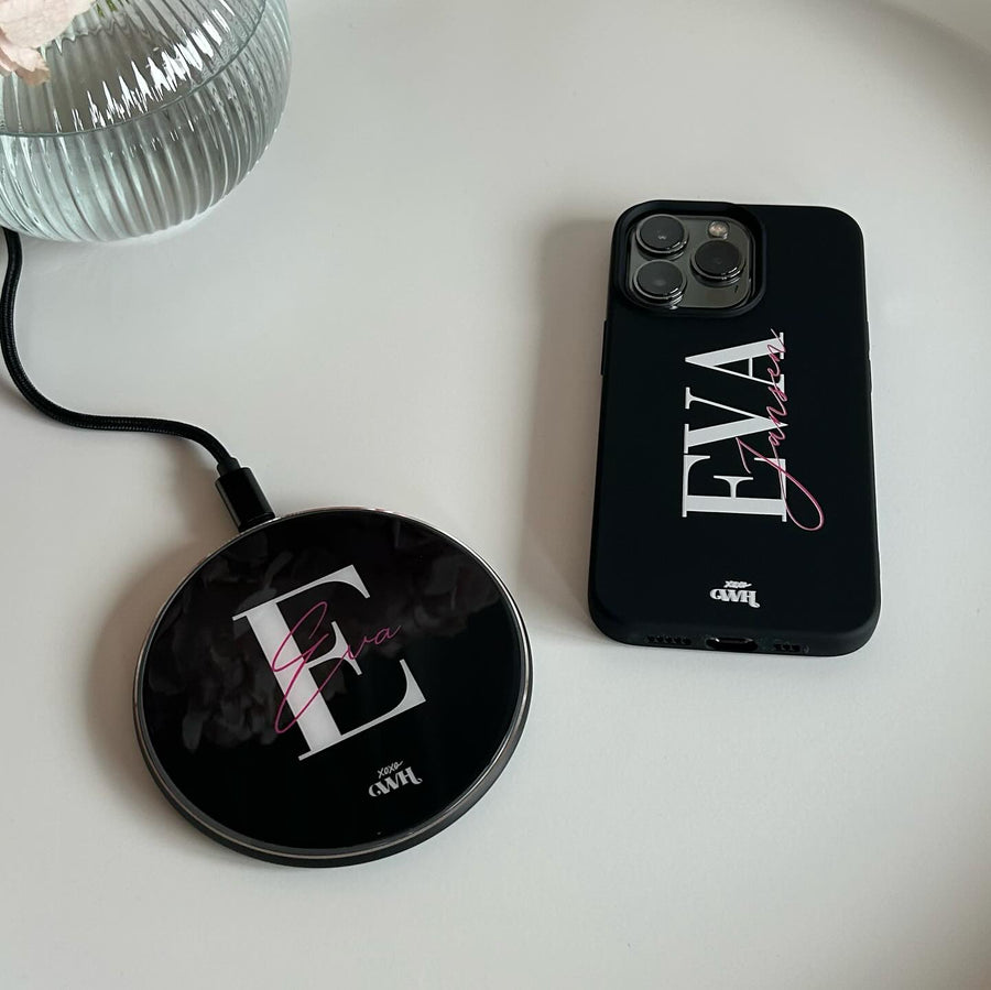 Personalized Wireless Charger - Blue